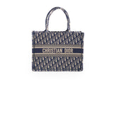 Christian Dior Medium Book Tote Navy